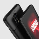 Bakeey Carbon Fiber Shockproof Soft TPU Protective Case For Oneplus 6T / OnePlus 7