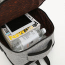 IPRee USB Backpack Travel Waterproof 14 Inch Laptop Bag Teenager School Bag Shoulder Bag