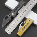 LAOTIE 135mm Stainless Steel Mini Folding Blade Outdoor Hiking Survival Tools Kit Multifunctional EDC Blade