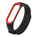 Dual Colorful TPU Watch Band Watch Strap Replacement for Xiaomi Miband 4