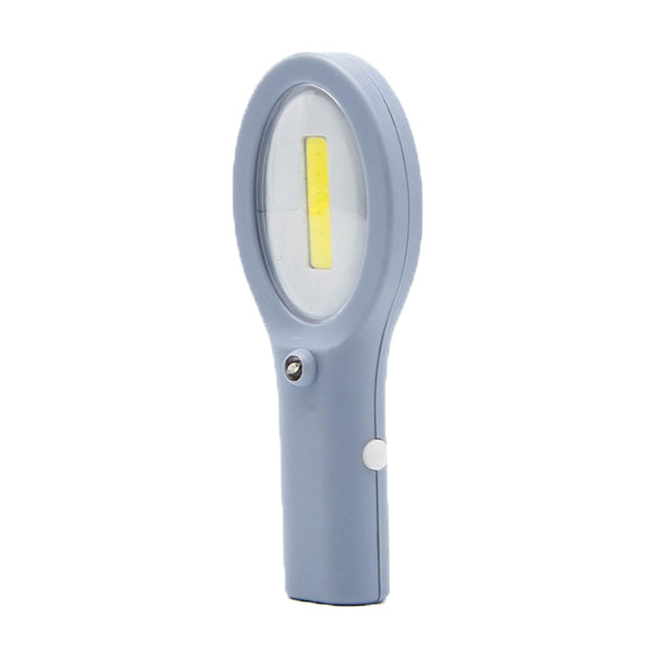 2 in 1 078 COB Portable LED Flashlight Night Light With Makeup Mirror