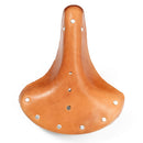 BIKIGHT Vintage Brown Bicycle Bike Cycling Saddle Seat Genuine Leather With Springs