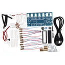 DC4.5-5.5V DIY Laser Harp Kit String DIY Keyboard Kit Electronic Parts 7 Strings Electronic DIY Kit Technology Piano Music Box