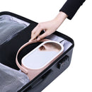 Minleaf Portable Storage Cosmetic Case LED Lamp Makeup Mirror Cosmetic Travel Desktop Portable Storage Box LED Mirrors