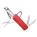 IPRee 3Cr13 Stainless Steel 5 in 1 EDC Tools Nail Clipper File Screw Driver Scissor Keychain