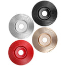 Drillpro 110mm Tungsten Carbide Bevel Wood Shaping Disc Carving Disc 22mm Bore Sanding Grinder Wheel for 115 125 Angle Grinder
