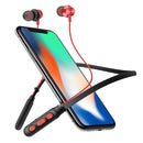 BINAI B22S Wireless bluetooth Earphone Magnetic Noise Cancelling Stereo Neckband Headphone with Mic