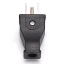 Loskii HA-16 US Wire Plug Residential Straight Blade Plug 15-Amp 125-volt Two Pole Three Wire