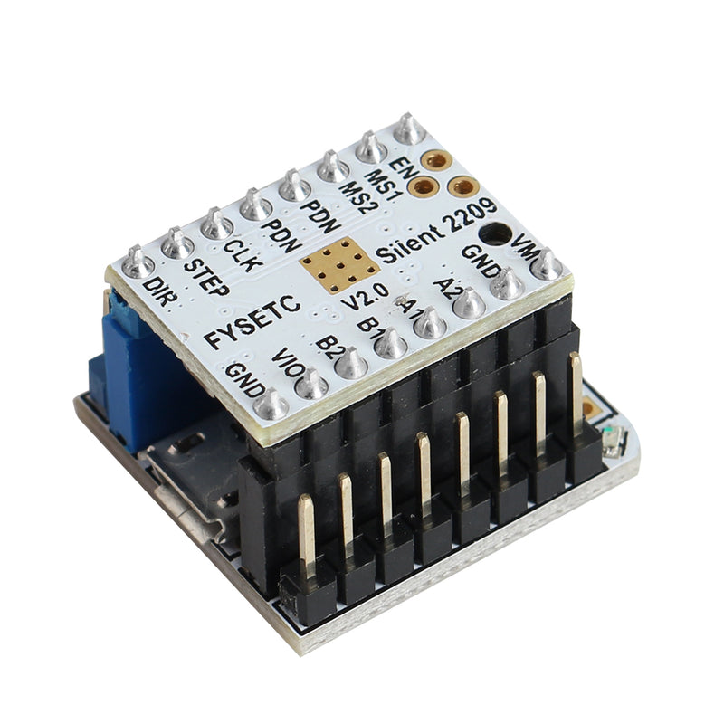 TMC2209 V2.0 Stepper Motor Driver + Tester USB Serial Port Module Board Mute Drive Device Kit for 3D Printer