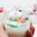 Fluffy Slime DIY Mochi Squishy Cat Chick Crystal Silk Cloud Mud 100ml Stress Reliever Kids Adults Play Toy