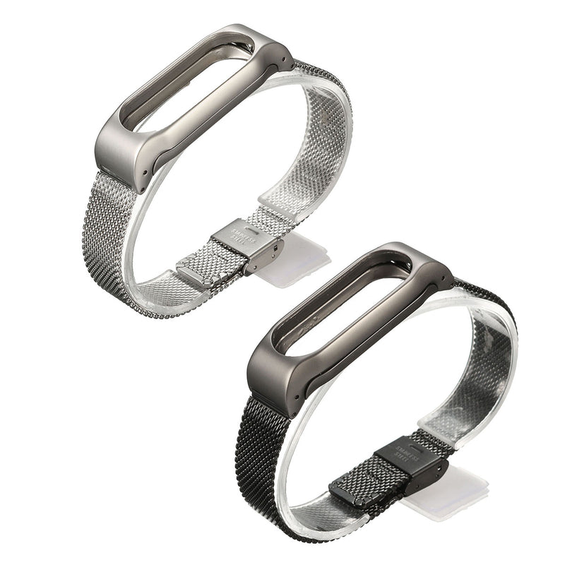 Replacement Stainless Steel Frame Bracelet Wristband For Xiaomi Miband 2