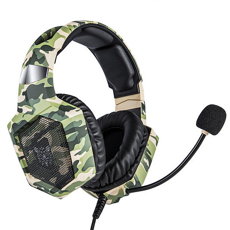 ONIKUMA K8 PS4 Gaming Headphone RGB LED Light Hi-Fi Stereo Over-ear Headset With Noise-canceling Mic