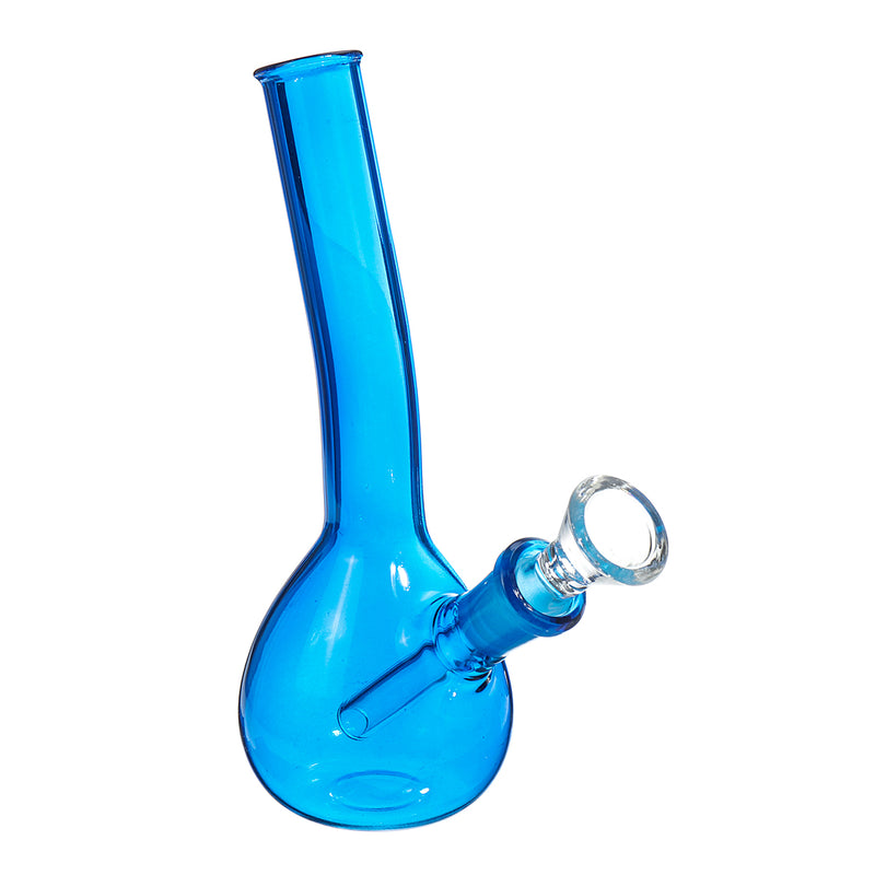 7 Inch Water Double Percolator Heavy Glass Bow Single Perk Bubbler Pipes