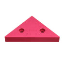 T2 Aluminum Alloy 90 Degrees Height Triangle Ruler Woodworking Metric and Inch Triangular Clamping Ruler Measuring Ruler