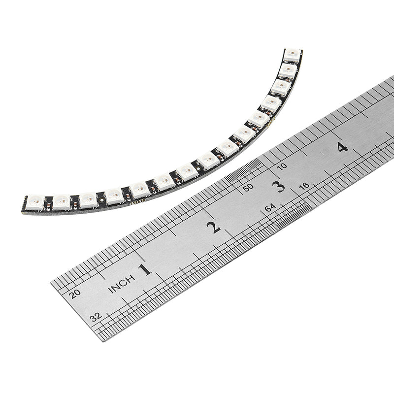 Duinopeak 5V 60 Bit WS2812 5050 RGB LED Smart Full Color RGB Quarter Light Circle Board