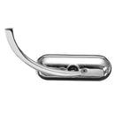 Motorcycle Sliver View Mirrors Mini Oval Left & Right Micro Rear For Harley Motor