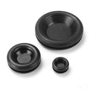 125Pcs Black Rubber Grommet Seals Washer O-Ring Waterproof Ring