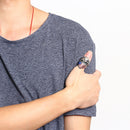 Fashion Titanium Steel Men's Ring Skull and Flag Personality Finger Ring