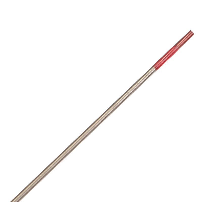 10Pcs 2% Thoriated WT20 Red TIG Welding Tungsten Electrode 0.04inch x 6inch (1.0mmx150mm)