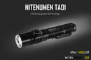 NITENUMEN TA01 XP-L V5 1060LM Rechargeable EDC LED Flashlight 18650