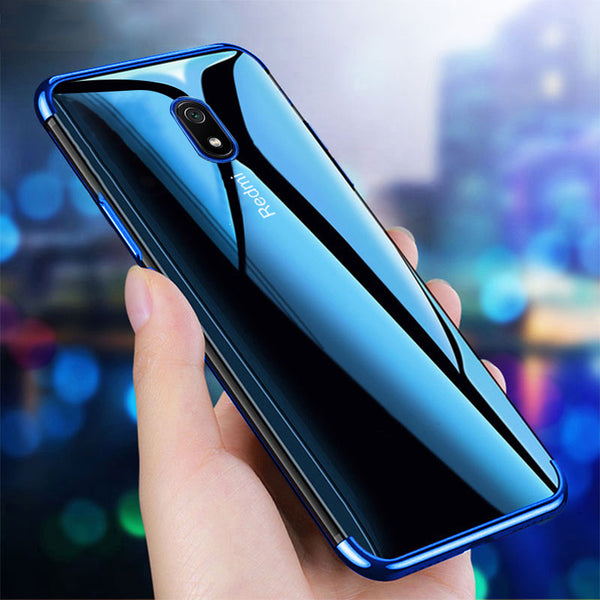 Bakeey Xiaomi Redmi 8A Plating Shockproof Transparent Soft TPU Protective Case for Xiaomi Redmi 8A
