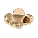 Drillpro 14x1.5 Internal Thread All Brass Four Agricultural Spray Nozzle For Gardening Irrigation