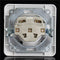 250V 16A 82x82mm EU Plug Wall Waterproof Socket Charger Port Outlet