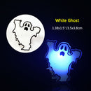 2Pcs Kids Halloween LED Brooch Halloween Kids Party Supplies LED Flashing Light Brooch
