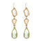 Vintage Bohemian Tassel Ear Drop Long Crystal Earrings