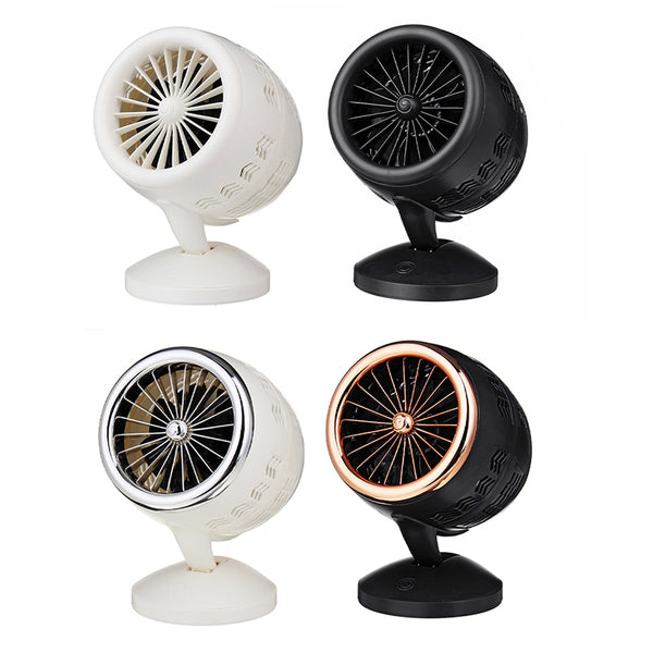 5V USB Household Electric Fan 2 Gears Small Mini Desktop Cooling Turbo Fan Touch Switch