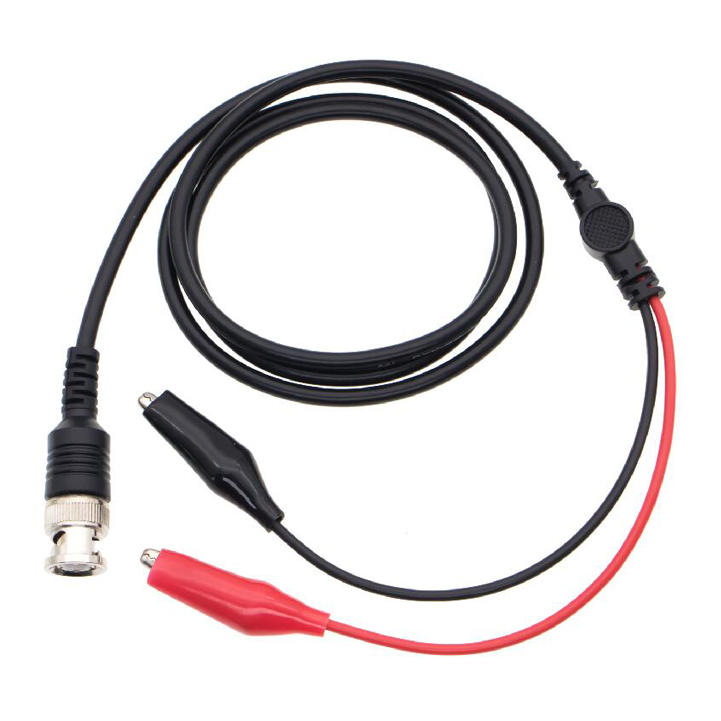 5Pcs Y101 1.1M 50 Pure Copper BNC To Crocodile Clip Test Cable Oscilloscope Q9 Test Line