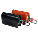 Genuine Leather Car Auto Keychain Keyring Key Holder Portable Bag Case Wallet