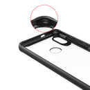 Bakeey Transparent Shockproof Silicone Frame+Acrylic Protective Case For Xiaomi Redmi Note 6 Pro