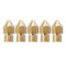 5PCS 1.75mm/0.5mm Copper MK8 Thread Extruder Nozzle For 3D Printer