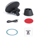 Car Qi Wireless Fast Charging 9V Dashboard Charger for iPhone 8 X Plus S8 S9