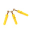10mm x 80/100mm Yellow Croaker Plastic Expansion Bolts Expansion Tube Self-Tapping Screw for Door Window Frames Cabinet Fixing