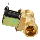DC 24V 21WA 43WA Brass Electric Solenoid Valve Normally Closed Air Water Control