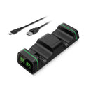 DOBE TYX-19058 Dual Charger Charging Dock Station Stand Cradle for Xbox One/X/S Game Controller with Battery Pack Adapter