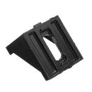 Suleve AJ40 40x40mm Aluminium Black Angle Corner Joint Electrophoresis Right Angle Bracket 4Pcs