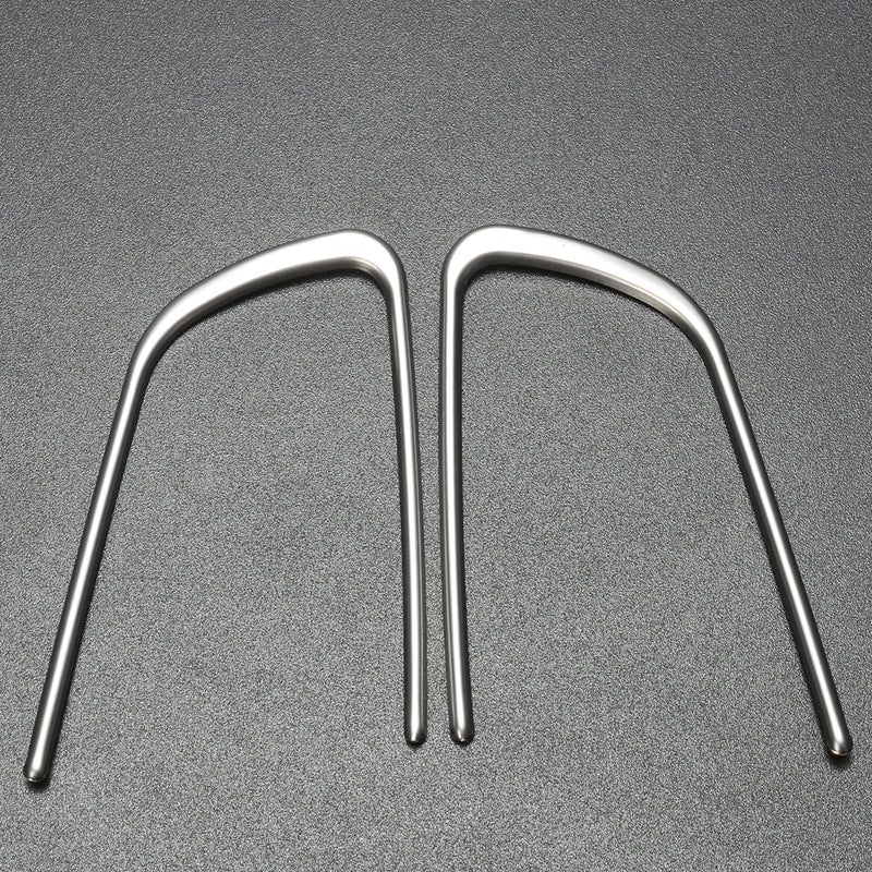 2Pcs/Set for Peugeot 2014 15 408 508 Car Steering Wheel Cover Moulding Trim Strip New