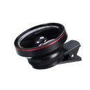 LIEQI LQ-025 2-In-1 Lens Kit 0.6X Wide Angle+15X Macro Camera Lens With Universal Clip