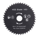 Drillpro 3Pcs HSS/TCT 85mm Circular Saw Blade Cutting Discs Woodworking Rotary Tool