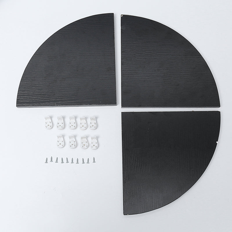 3 Tier Corner Mounting Shelf Wall Mount Storage Floating Wall Corner Shelf Bracket Home