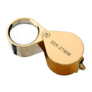 Golden 30 X 21mm Jeweler Loupe Magnifying Eye Glass Magnifier New