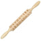 Loskii JM01687 Wooden Christmas Embossed Rolling Pin Dough Stick Baking Pastry Tool New Year Christmas Decoration