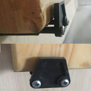 Plastic Sliding Barn Door Hardware Wall Guide Bottom Floor Guide w/ Screws