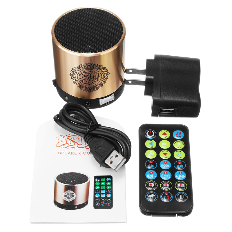 Holy Quran Speaker Islamic Gift Digital Azan / Muslim Player W/ 8GB Memory Card