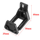 Plastic Sliding Barn Door Hardware Wall Guide Bottom Floor Guide w/ Screws