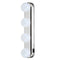 4 Bulbs LED Makeup Mirror Light Portable Suction Cups Batteries Powered Makeup Lamp