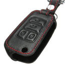 4 Buttons PU Leather Shell Key Case Cover Holder For Chevrolet Equinox Camaro